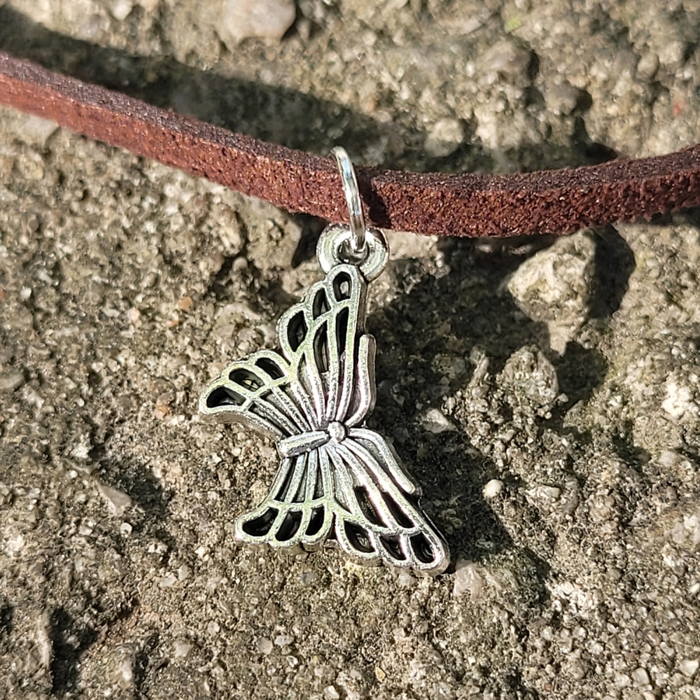 2 for $16! Silver Butterfly Choker Necklace